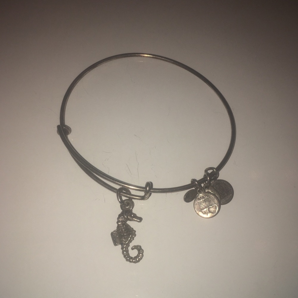 Alex and Ani Silver Seahorse Bracelet
